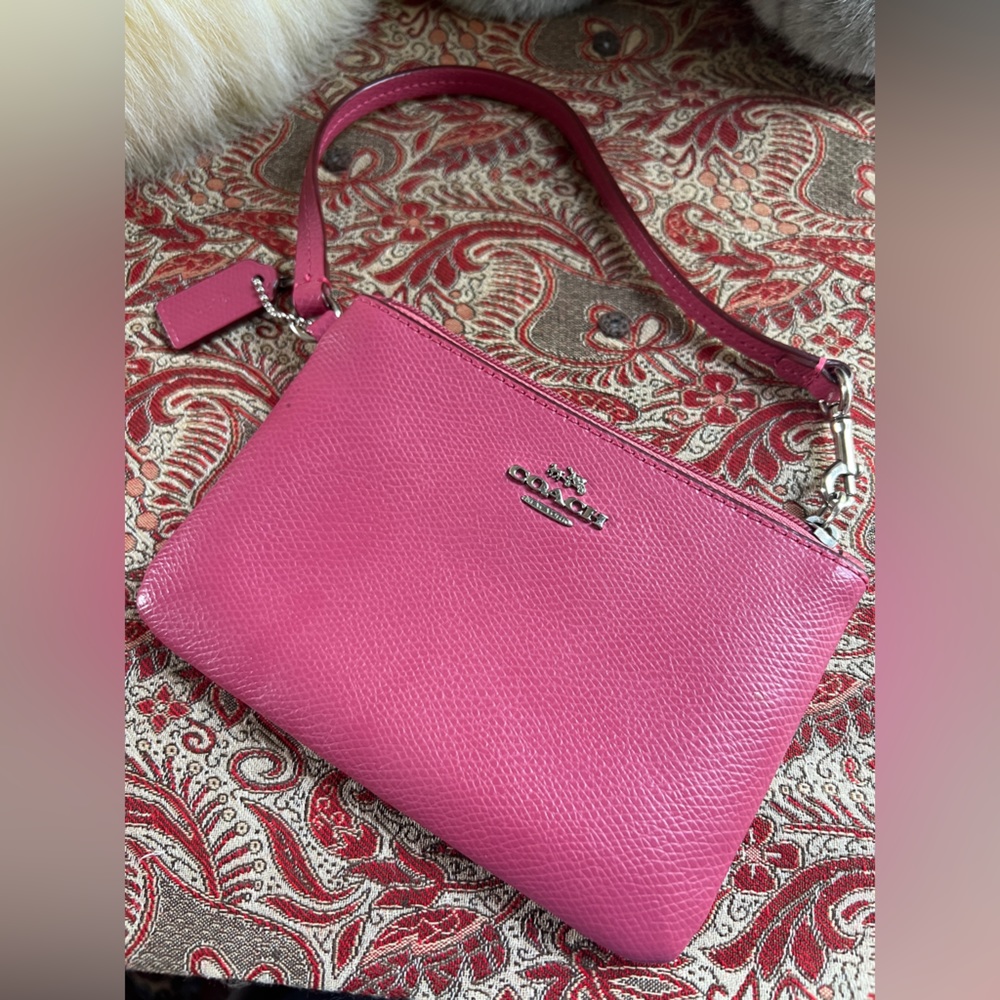 Coach easy pouch on strap